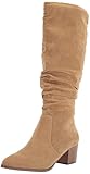 Amazon Essentials Women's Tall Block Heel Boots, Tan,...