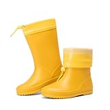 DREAM PAIRS Kids Rain Boots Boys Girls Lightweight...