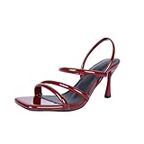 Women's Strappy Stiletto High Heel Sandals Strappy...