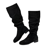 Cibenf Women's Slouchy Over-the-Knee Boots, Vintage...