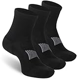 RZTT 3 Pairs 90% Merino Wool Socks for Men Athletic Low...