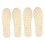 Cabilock Thickened Latex Wool Winter Insoles 2 Pairs...