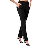 Women's Stretch Dress Pants High Waist with Tummy...