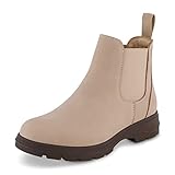 CUSHIONAIRE Women's Britain Chelsea Boots. Soft Vegan...