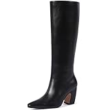 Tarkwa Women's Knee High Boots, Comfortable Square Toe...