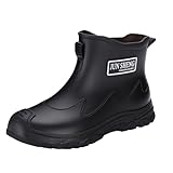 Women's Ankle Rain Boots Waterproof Slip On Rain Boots...
