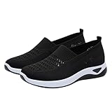 Womens Woven Orthopedic Sneakers Breathable Mesh Hollow...