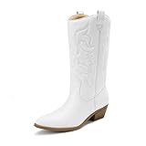 DREAM PAIRS Women's Cowboy Boots Pull On Cowgirl Boots...