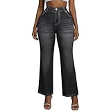 Wide Leg Bell Bottom Jeans for Women High Waisted...