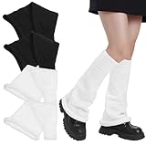 HOMOCONO 2 Pairs Women’s Winter Knit Leg Warmers...
