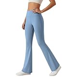 bawilom Flare Leggings for Women Elastic High Waisted...