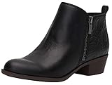 Lucky Brand Basel Women's Boots Black Embossed Size 5.5...