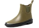 Women's Deck Rain Boots Waterproof Rubber Slip Proof...