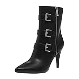 wo wagas Women Classy Closed Pointed Toe Side Zippers...