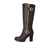 PENNYSUE Women's Fashion Knee High Boots With Chunky...