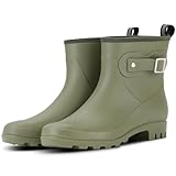 Kprm Women's Short Rain Boots Waterproof, Chelsea Ankle...