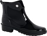 Scholl Women's HiloRain Boot, black, 5.5 US