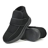 ORTOREX Men Diabetic Shoes Warm Winter Walking Booties...