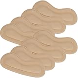 IMIKEYA 4 Pairs 4d Genuine Leather Heel Cushions Shoe...