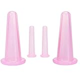 LASSUM 4 Pieces Facial Cupping Therapy Set Anti...