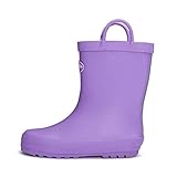 KomForme Kids Rain Boots, Waterproof Rubber Matte Boots...