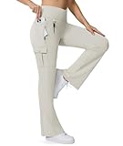 Flare Leggings for Women Yoga Crossover High Waist...