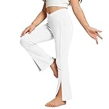 Girls Workout Flare Leggings Bootcut Yoga Pants High...