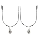 Yulatik 1 Pair Women's Western Horse Spurs with Gentle...