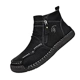 XJYPUU2 Men's Retro Snow Boots Fashion Waterproof...