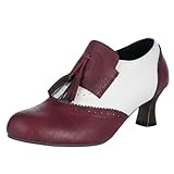 Jeneyao Women Booties Black White Shoes Womens Short...