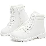 Rominz White Snow Boots for Women Black Winter Ankle...