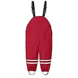 Waterproof Pants Kids Mud Dirt Proof Suspender Trousers...
