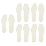 JHKNNK Wool Felt Shoe Insoles 5 Pairs Thickened Warm...