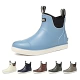 Men’s Deck Boots, Deck Shoes Waterproof Rain Boots,...