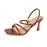 Women's Strappy Stiletto High Heel Sandals Strappy...