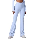 Flare Leggings for Women Casual High Waist Tummy...
