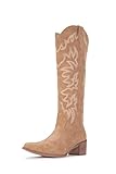 IUV Cowboy Boots For Women Knee High Western Cowgirl...