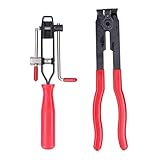 RUYANZER 2pcs CV Joint Clamp Set, Metal Ear Type Boot...