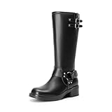 DREAM PAIRS Women's Knee High Boots Side Zipper...