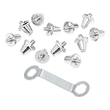 KiBcsLic 12Pcs Football Shoe Spikes Track Shoes Spikes...