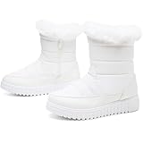 ZGR Womens Winter Snow Boots with furry,Waterproof...