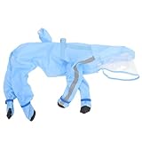 Parliky Dog Poncho Raincoat with Foot Covers Waterproof...