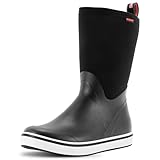 Showave Deck Boots for Men Rain Boots Mid Calf...