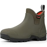 Showave Ankle Rain Boots Men Insulated Rubber Boots For...