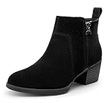 Vepose Women's Suede Leather Ankle Boots with Extra...