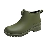 Women's Deck Boots 2026 Waterproof Ankle Rain Boots...