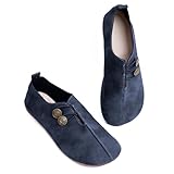 Womens Loafers Flats Shoes Comfortable Round Toe Slip...
