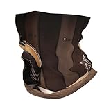 HCBPWVQA Cowboy Black Hat Western Boots Neck Gaiter UV...
