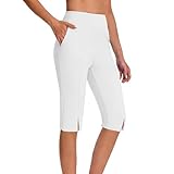 Dovidovi Capri Pants for Women Bootcut Yoga Pants with...