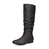 DREAM PAIRS Women's Knee High Pull On Fall Weather...